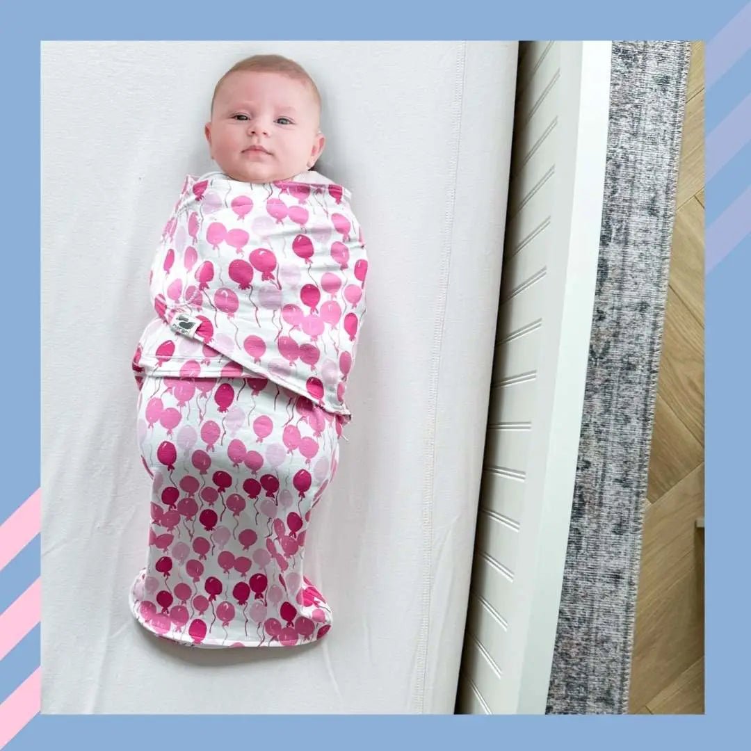 Norani Baby Snugababe Swaddle™ Sleep Pod - Pink Balloons - 