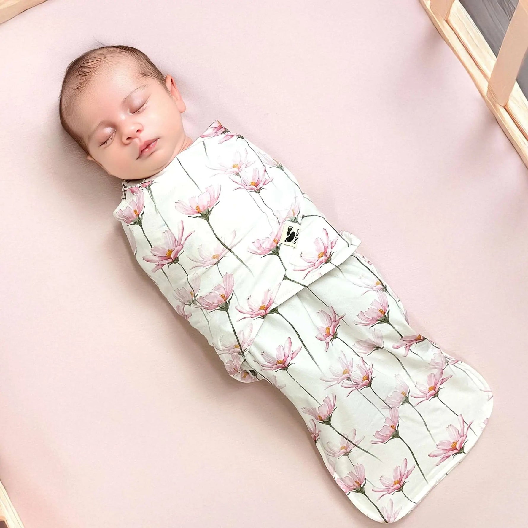 Norani Baby Snugababe Swaddle™ Sleep Pod - Pink Petals - 