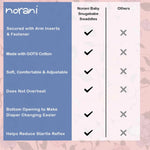 Norani Baby Snugababe Swaddle™ Sleep Pod - Red & Pink Hearts - 