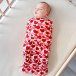 Norani Baby Snugababe Swaddle™ Sleep Pod - Red & Pink Hearts - 