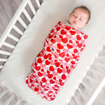 Norani Baby Snugababe Swaddle™ Sleep Pod - Red & Pink Hearts - 