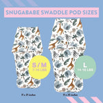 Norani Baby Snugababe Swaddle™ Sleep Pod - Safari Animals - 