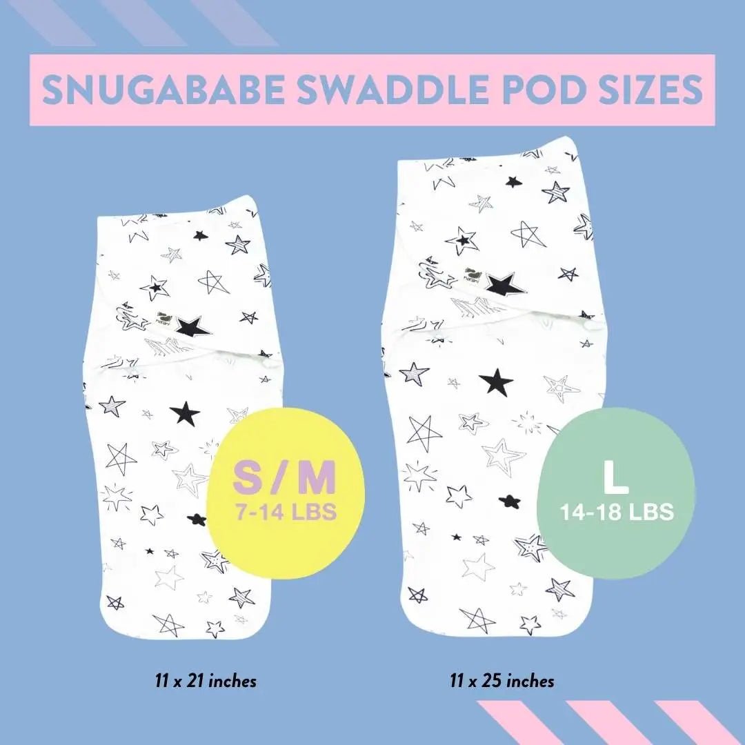 Norani Baby Snugababe Swaddle™ Sleep Pod - Stars - 