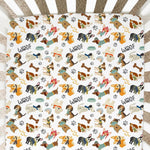 Honey Lemonade Snuggle Buddies Crib Sheet with Buttery Soft Fabric for Infants - 