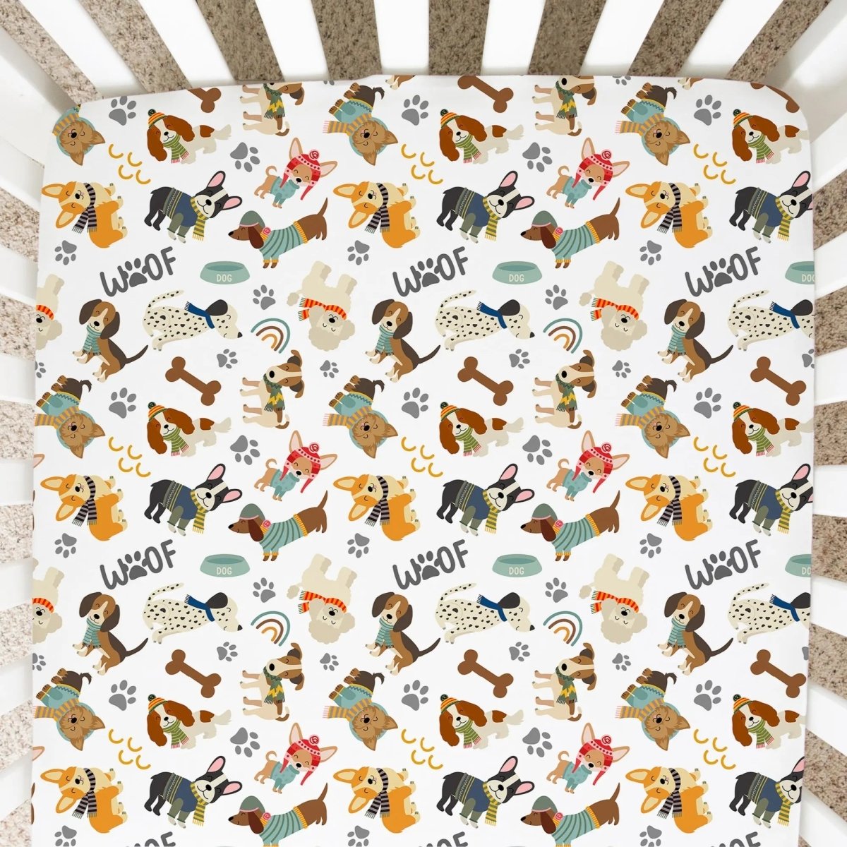 Honey Lemonade Snuggle Buddies Crib Sheet with Buttery Soft Fabric for Infants - 