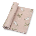 So Dovely Swaddle Blanket - Linens, Bird, Linen, Napkin, Feather | Everetts Place