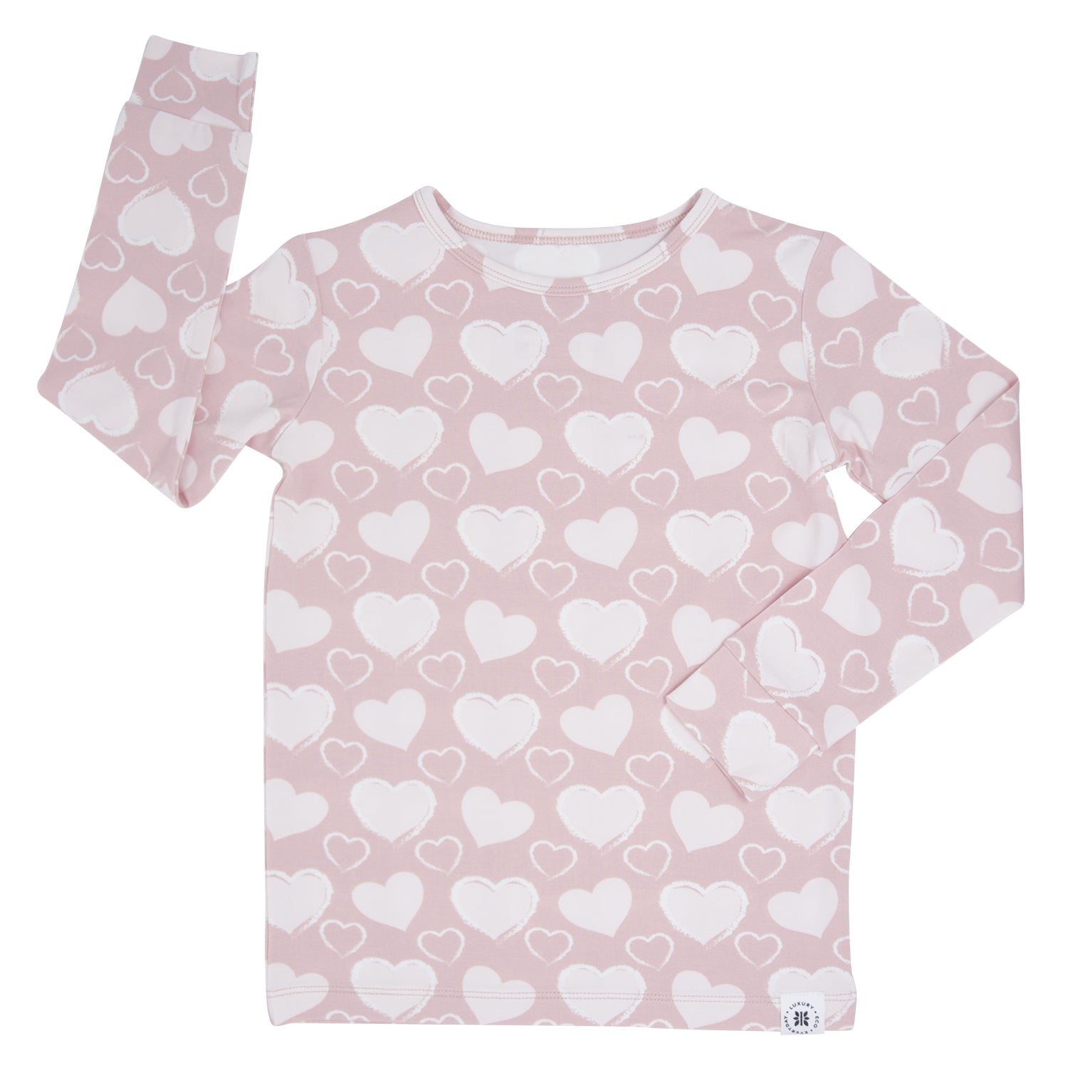 Sweet Bamboo So Much Love Big Kid Pajama Set Cozy Sleepwear Sweet Bamboo Everetts Place: Online Boutique
