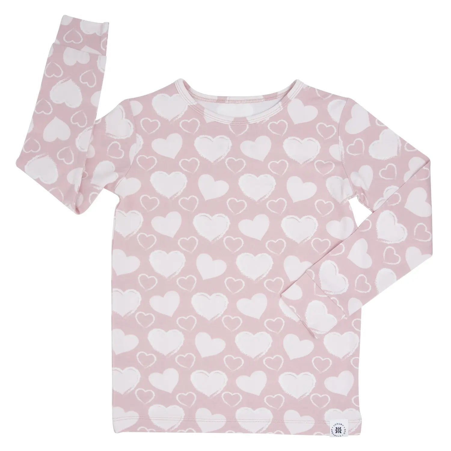 Sweet Bamboo So Much Love Big Kid Pajama Set - 