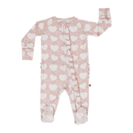 Sweet Bamboo So Much Love Ruffle Footie - 