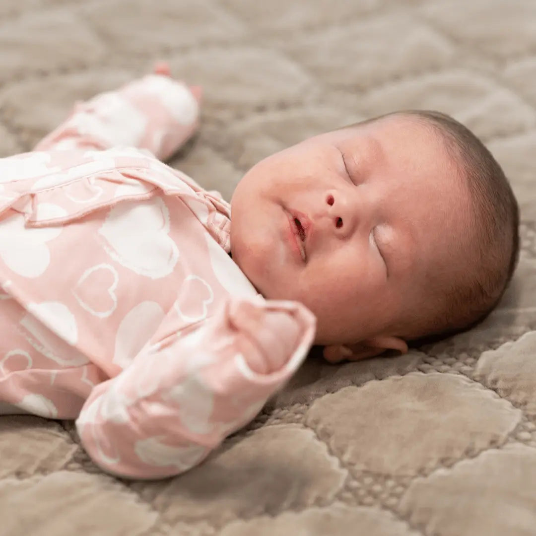 Sweet Bamboo So Much Love Ruffle Footie - 