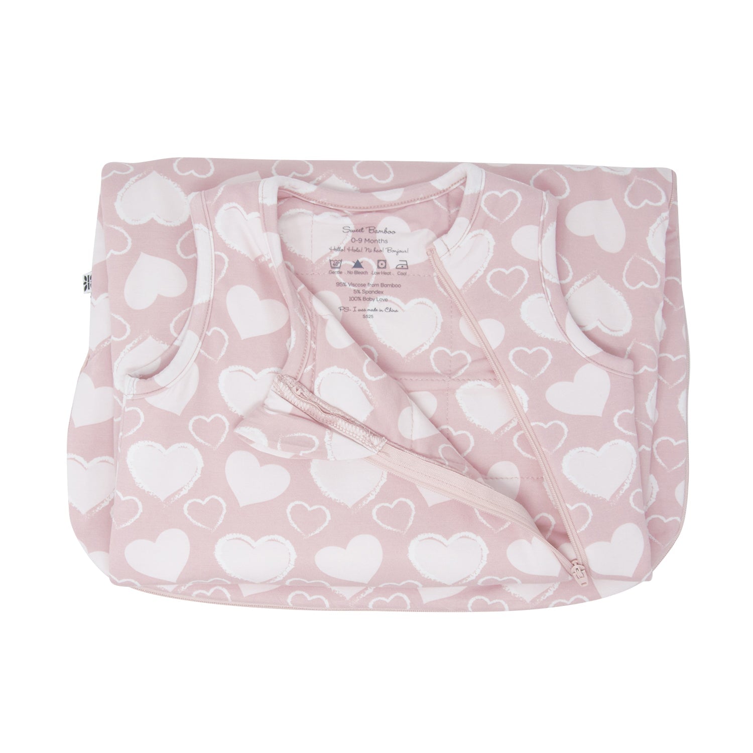 So Much Love Sleep Sack TOG Quilted Lining 0 To 9 Months Sweet Bamboo Everetts Place: Online Boutique