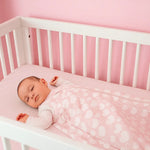 So Much Love Sleep Sack - Textile, Pink, Linens, Comfort, Baby Safety | Everetts Place