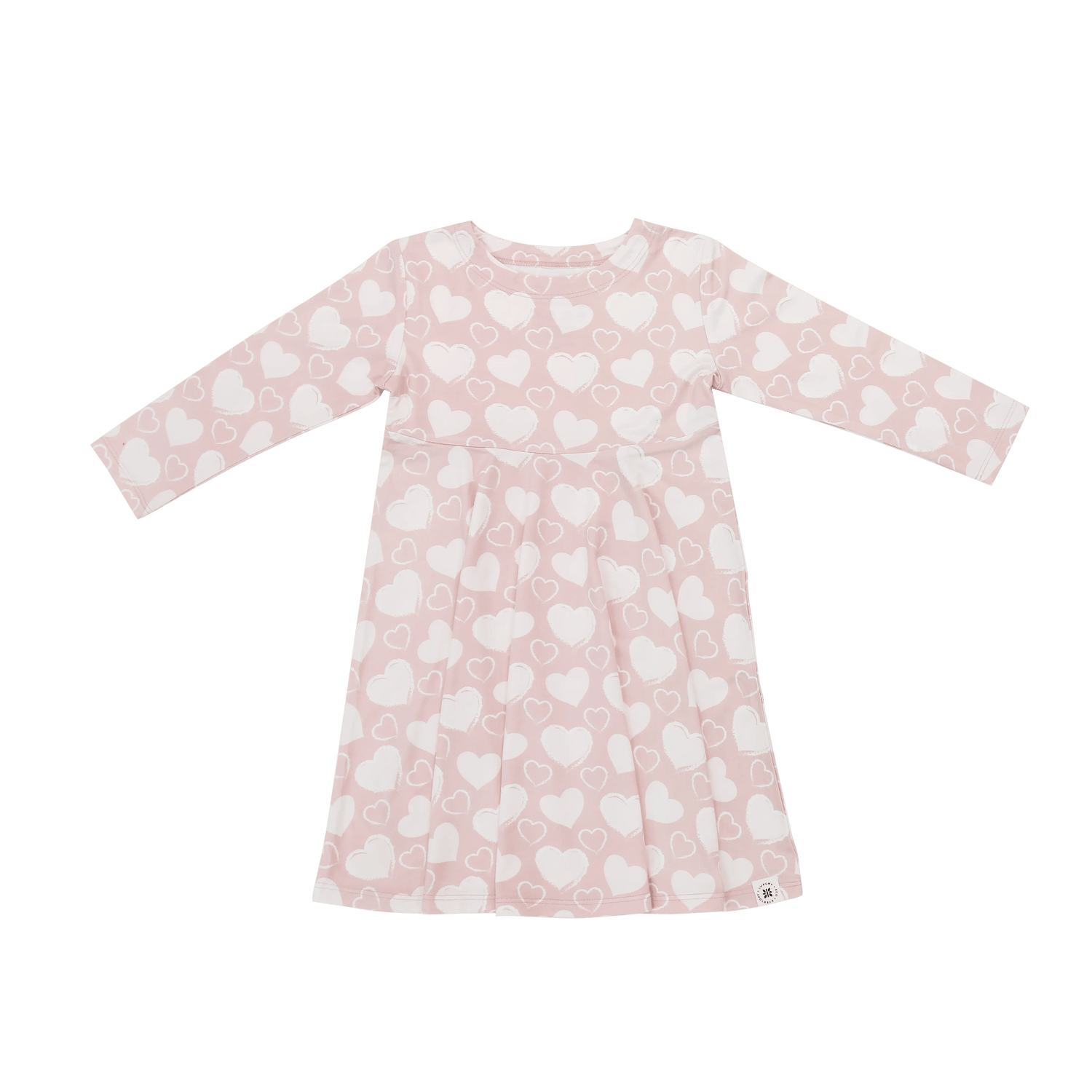 Sweet Bamboo So Much Love Swirly Girl Dress - 