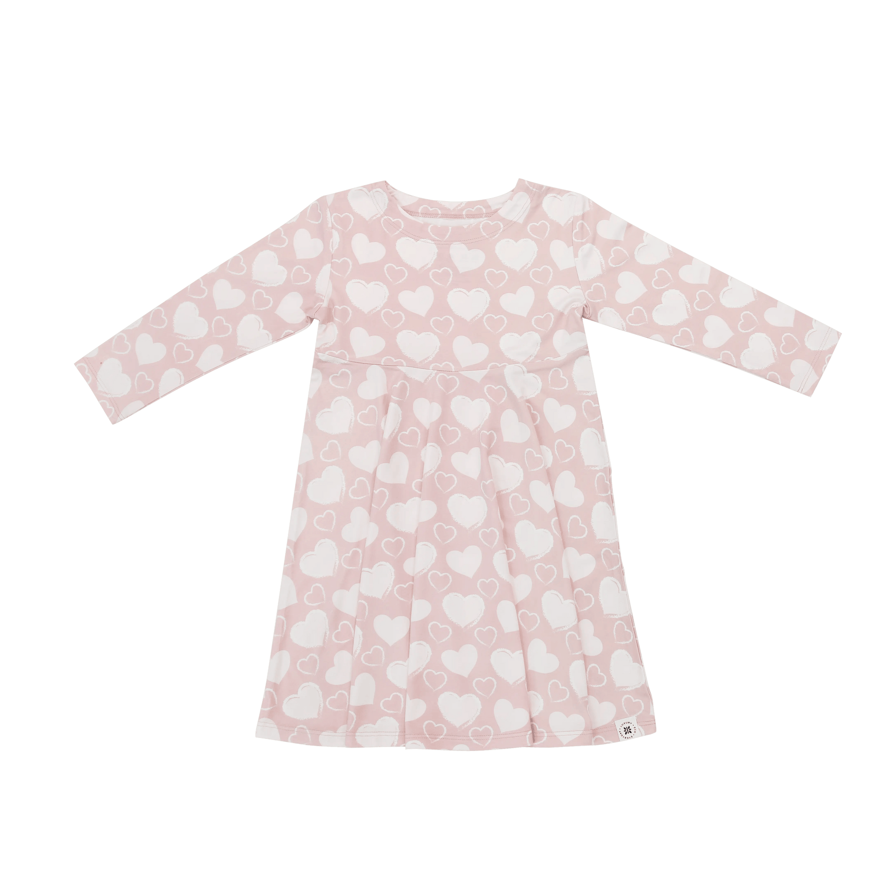 Sweet Bamboo So Much Love Swirly Girl Dress - 