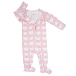 Sweet Bamboo So Much Love Zipper Footie - 