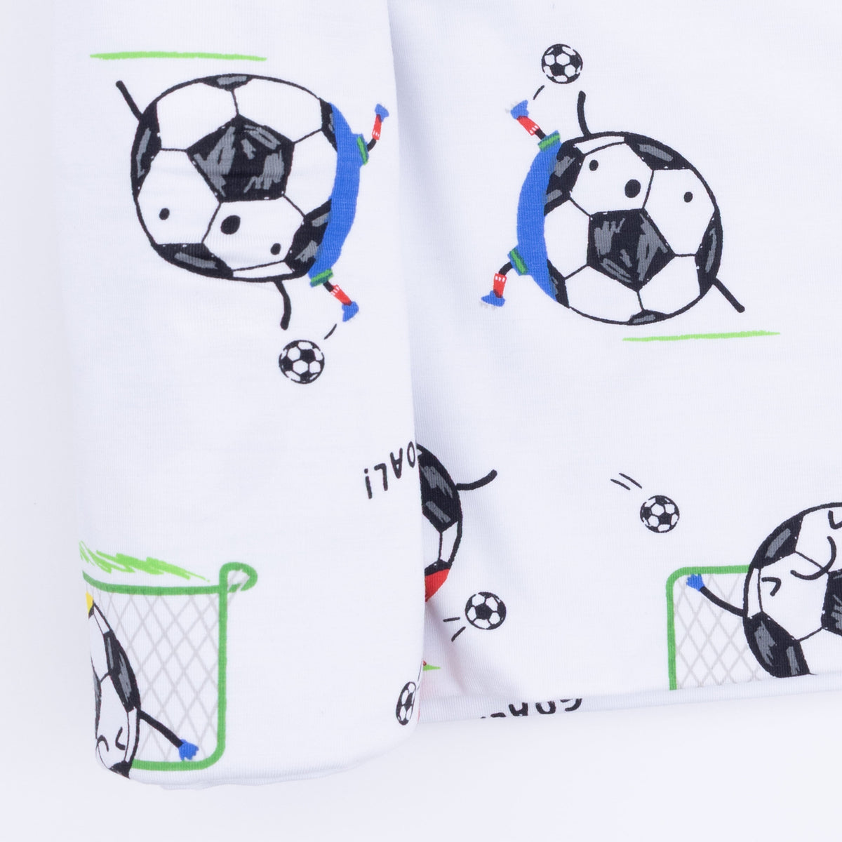 Angel Dear Soccer Balls Playing Soccer Blue - Swaddle BlanketEveretts Place