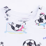 Angel Dear Soccer Balls Playing Soccer Pink - Loungewear Short SetEveretts Place
