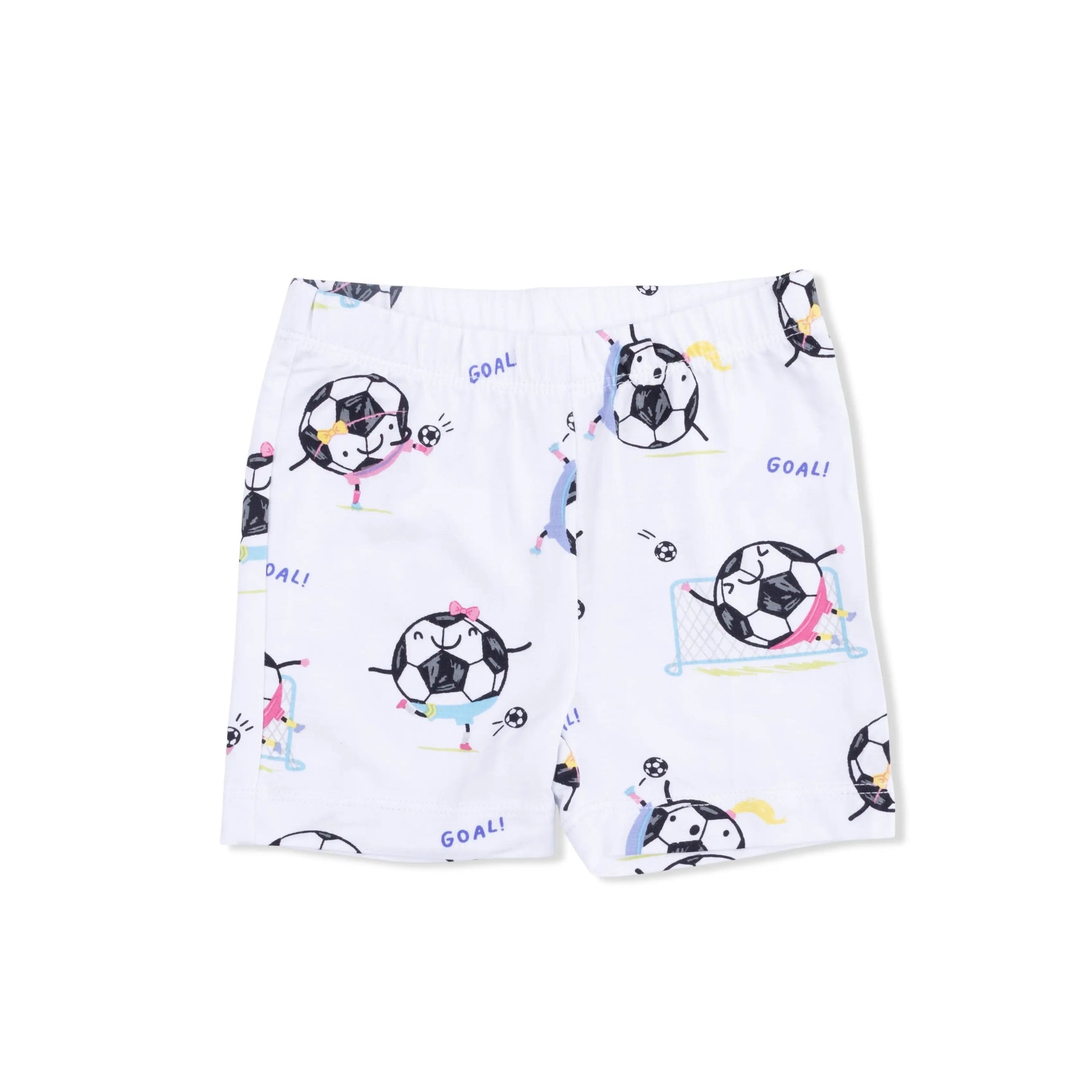 Angel Dear Soccer Balls Playing Soccer Pink - Loungewear Short Set - 