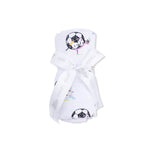 Angel Dear Soccer Balls Playing Soccer Pink - Swaddle Blanket - 