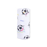 Angel Dear Soccer Balls Playing Soccer Pink - Swaddle Blanket - 