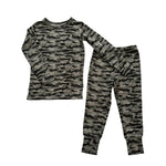 Harp Angel Boutique Soft Bamboo Camo Pajama Set with Snug Fit for Comfortable Babies - 