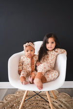 Harp Angel Boutique Soft Bamboo Flower Garden Pajama Set with Snug Fit for Kids - 