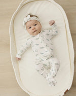 Harp Angel Boutique Soft Bamboo Headband with Adjustable Knot for Baby Girls - 