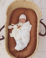 Harp Angel Boutique Soft Bamboo Muslin Swaddle Blanket for Newborns with Cozy Design - 