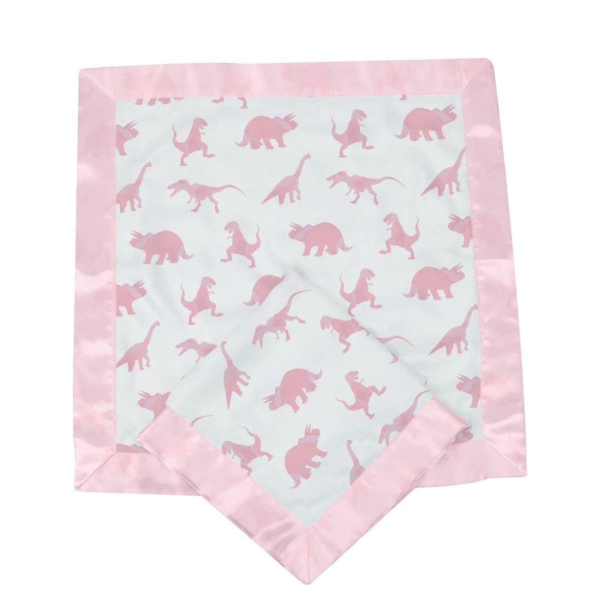 Newcastle Classics Soft Bamboo Security Blanket with Cute Dinosaur Print for Babies - 