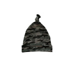 Harp Angel Boutique Soft Bamboo Spandex Knot Hat with Camo Design for Newborns to 3 Months - 