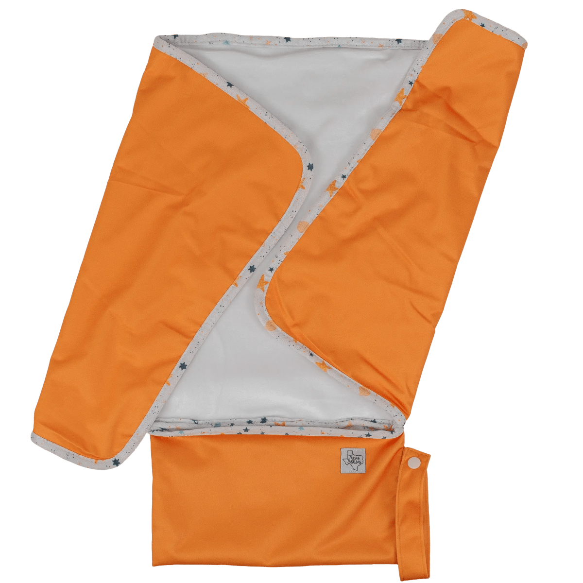 Texas Tushies Soft Bamboo Travel Changing Pad with Compact Fold for On - the - Go Parents - 