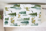 Honey Lemonade Soft Changing Pad Cover with Woodland Design for Baby Nursery Essentials - 