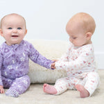 Sweet Bamboo Soft Cotton Baby Romper with Two Way Zip for Easy Changing and Comfort - 