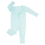 Sweet Bamboo Soft Cotton Convertible Baby Romper with Two Way Zip for Active Infants - 