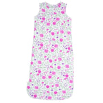 Sweet Bamboo Soft Floral Baby Sleep Sack with 2 Way Zipper for Infants 0 to 9 Months - 