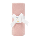 Goosewaddle® | Newborn Baby Blankets Toys Teethers Bibs & More Soft Rose Knit Blanket for Cozy Comfort During Baby's Nap