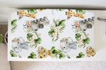Honey Lemonade Soft Stretchy Changing Pad Cover with Africa Animals Design for Babies - 