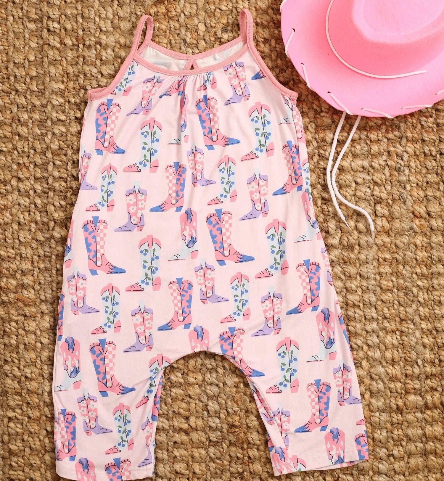 Giddy Up Jumpsuit - Baby & Toddler Clothing, Pink, Textile, One-piece garment, Purple | Everetts Place
