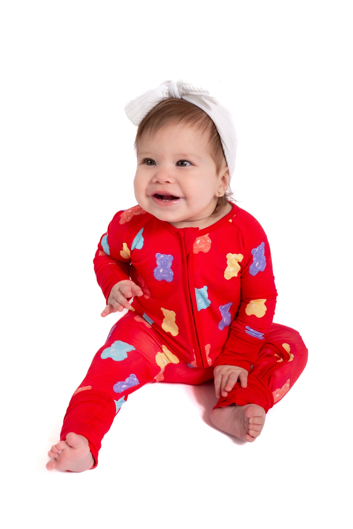 Gummy Yummy Bamboo Onesie: Tiny Beginnings Bamboo Onesie by Rayn’s Tiny Stitches