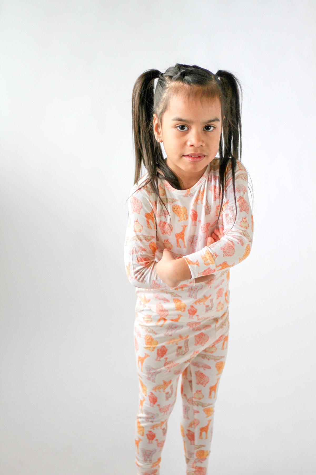 My First Zoo Trip Toddler Pajamas | Animal Print Kids Sleepwear by Rayn’s Tiny Stitches