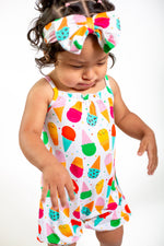 My First Ice Cream Cone Bamboo Bubble Onesie | Baby Summer Outfit by Rayn’s Tiny Stitches