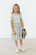 Mila & Rose ® Softball Sweetie S/S Pocket Twirl Dress - 