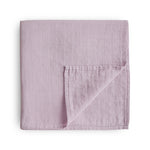 Mushie organic cotton muslin swaddle blanket