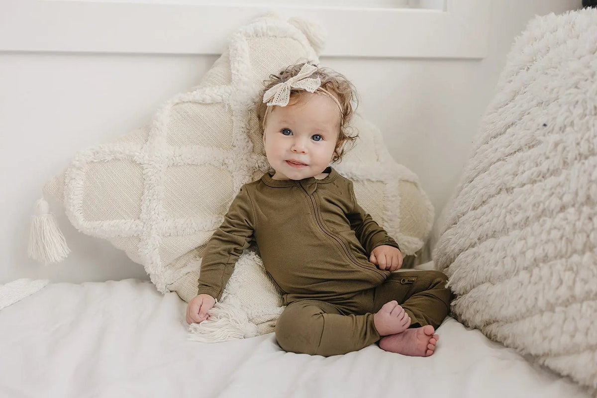 Little Joy Co. Solid Bamboo Zippy Pajamas - more colors - 