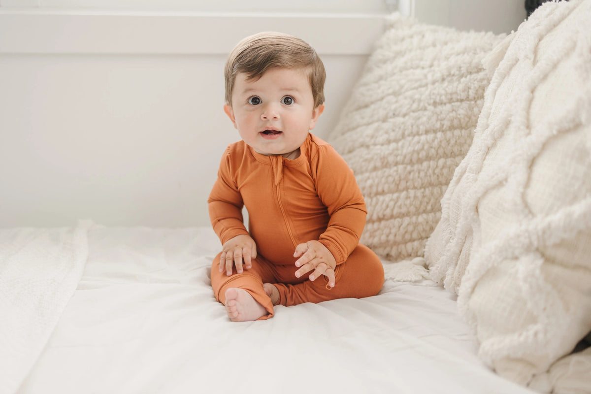 Little Joy Co. Solid Bamboo Zippy Pajamas - more colors - 