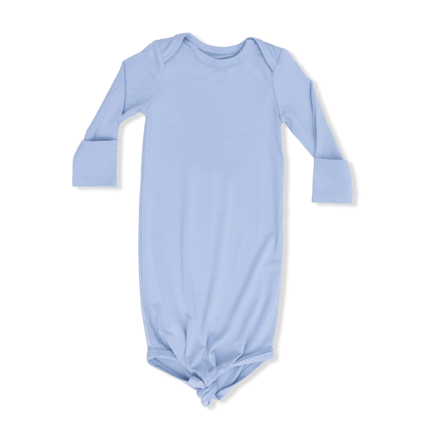 Angel Dear Solid Blue Fog - Knotted Gown and Hat - 