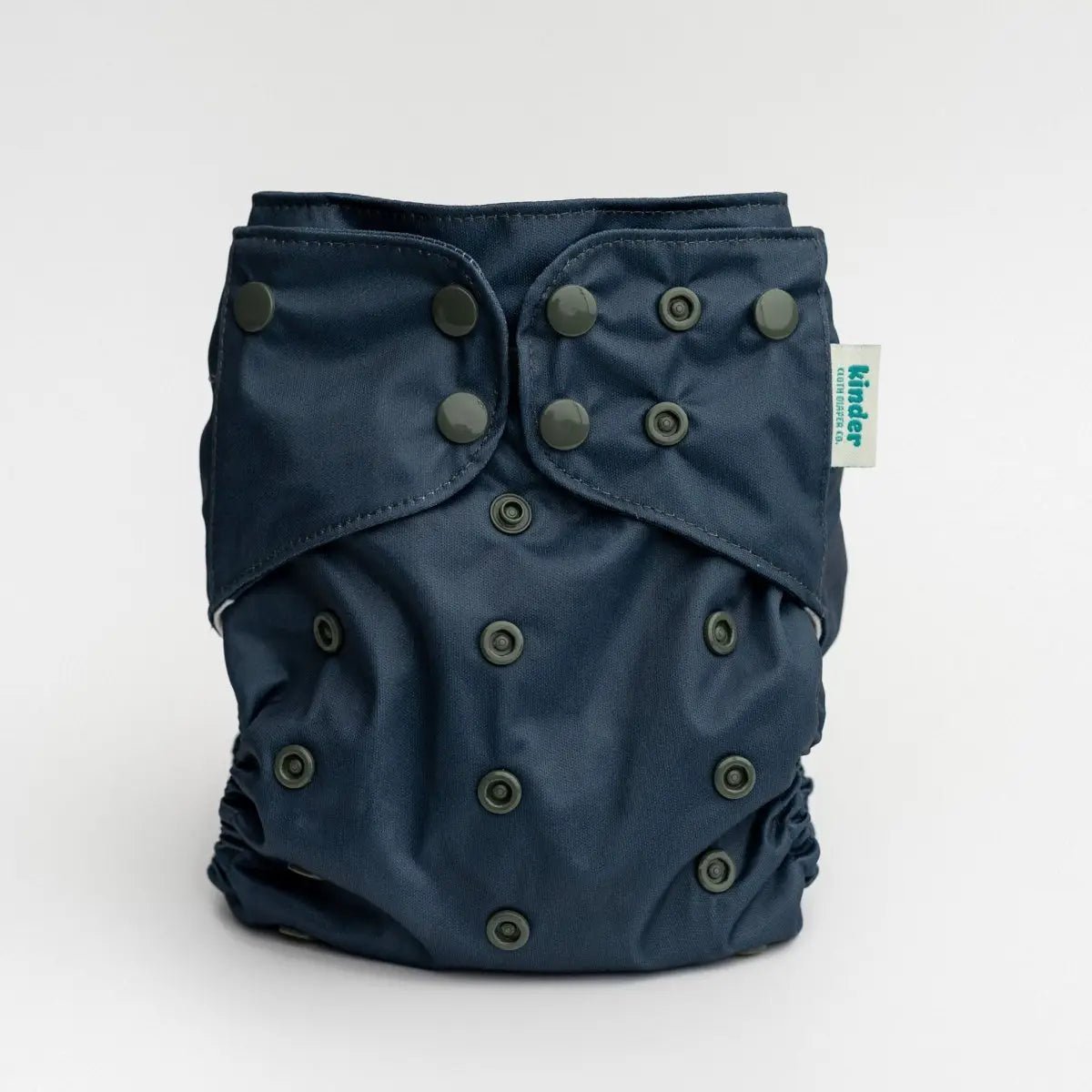 Kinder Cloth Diaper Co. Solid Color: Essentials Pocket Cloth Diaper with Athletic Wicking Jersey, Grows with your Baby -
