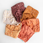 Kinder Cloth Diaper Co. Solid Color: Essentials Pocket Cloth Diaper with Athletic Wicking Jersey, Grows with your Baby