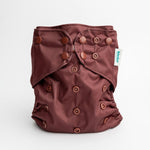 Kinder Cloth Diaper Co. Solid Color: Essentials Pocket Cloth Diaper with Athletic Wicking Jersey, Grows with your Baby