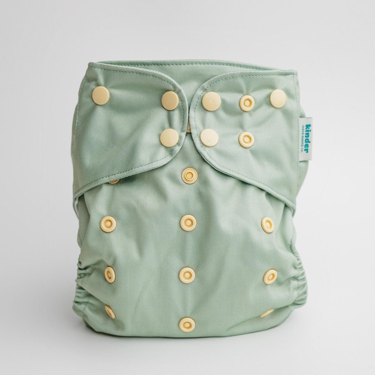 Kinder Cloth Diaper Co. Solid Color: Essentials Pocket Cloth Diaper with Athletic Wicking Jersey, Grows with your Baby